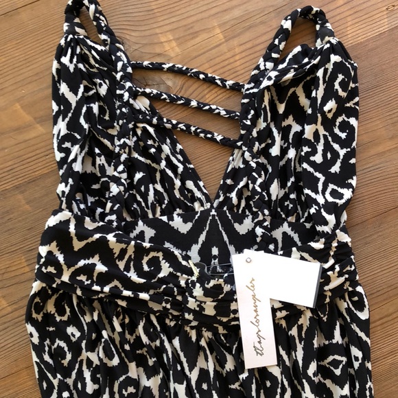 Never worn Black and White maxi dress - Picture 5 of 6